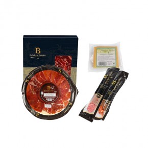 lote de jamón ibérico y embutidos
