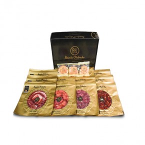 Acorn-fed Iberico Ham PDO Los Pedroches and sliced ​​sausages Pack