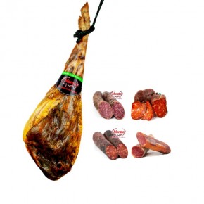 Gran Reserva Serrano Ham and Iberian Cured Meats Pack "Morato"