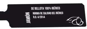 jambon pata negra 100% ibérico label noir