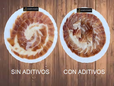 spanish ham with and without additives