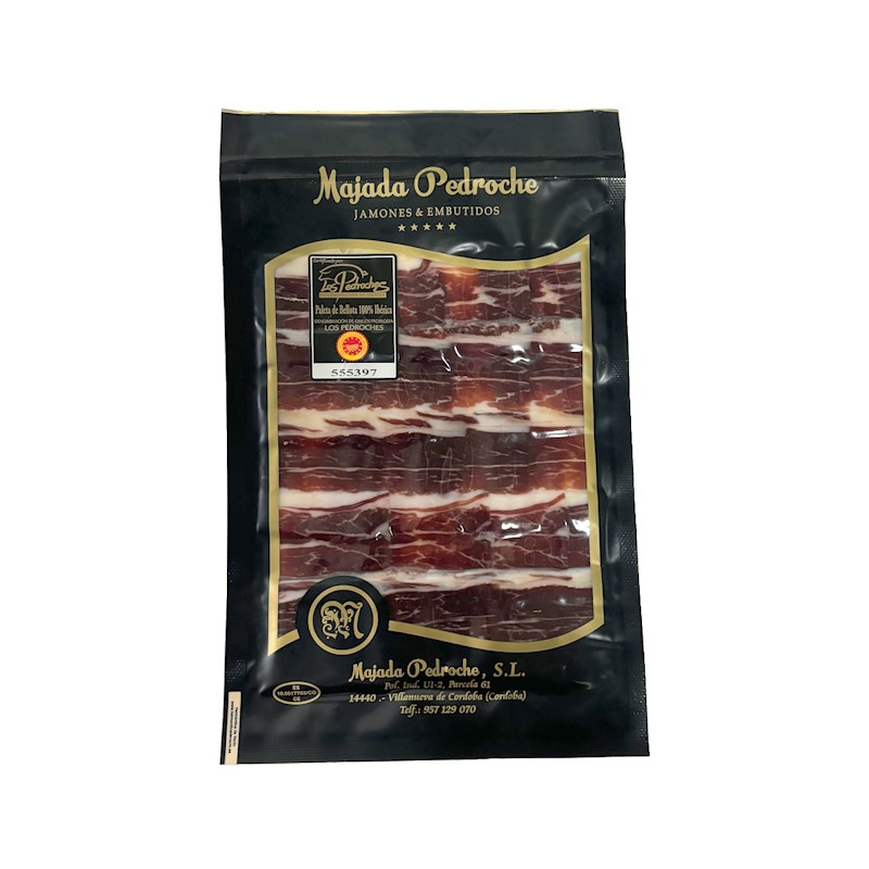 paleta de jamón iberica de bellota loncheada