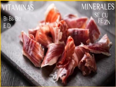 Iberico ham: Minerals and Vitamins